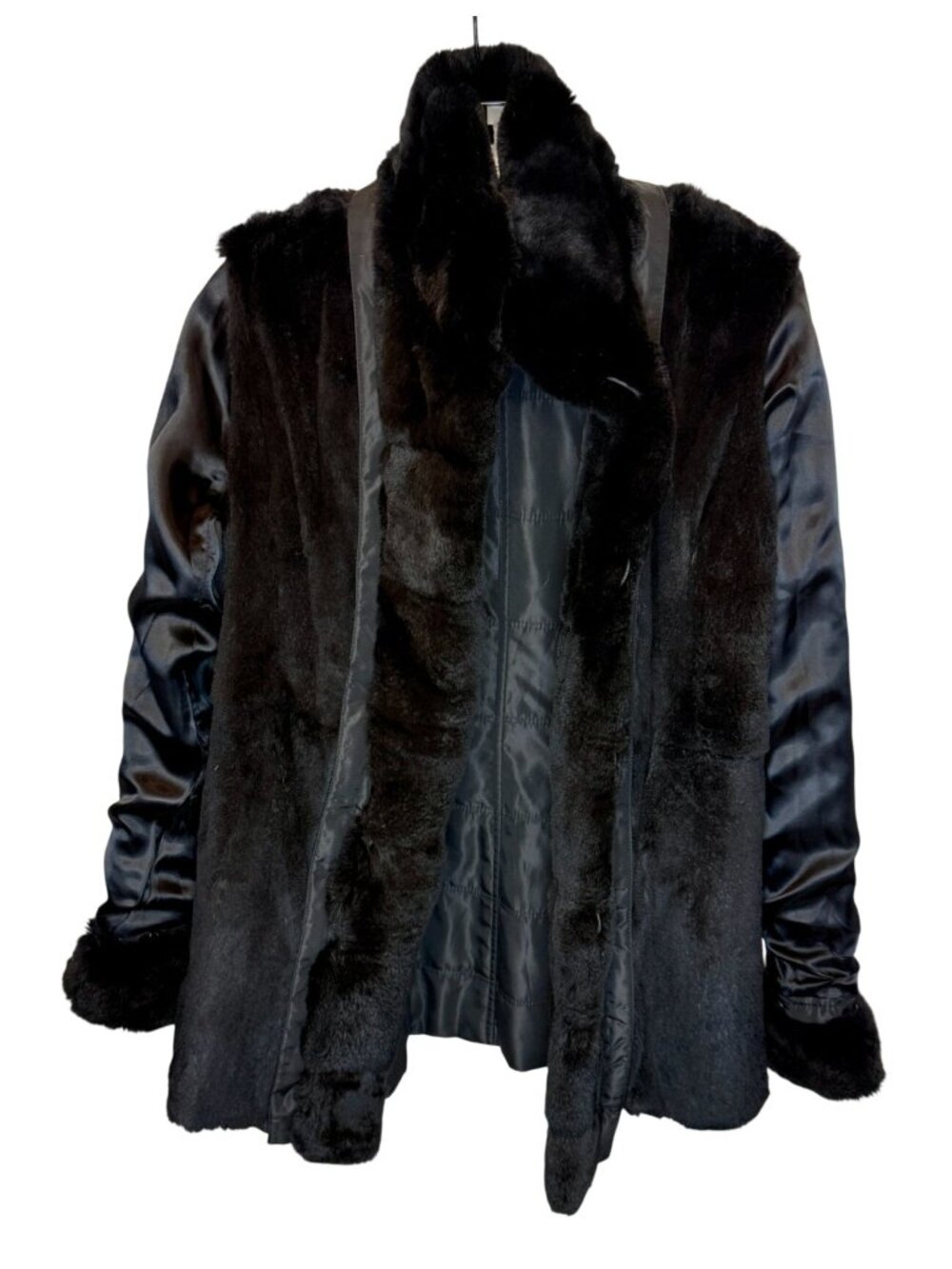 Chosen Couture Collection Vintage Black Reversible Quilted Jacket Y2K - Size S - Picture 4 of 8